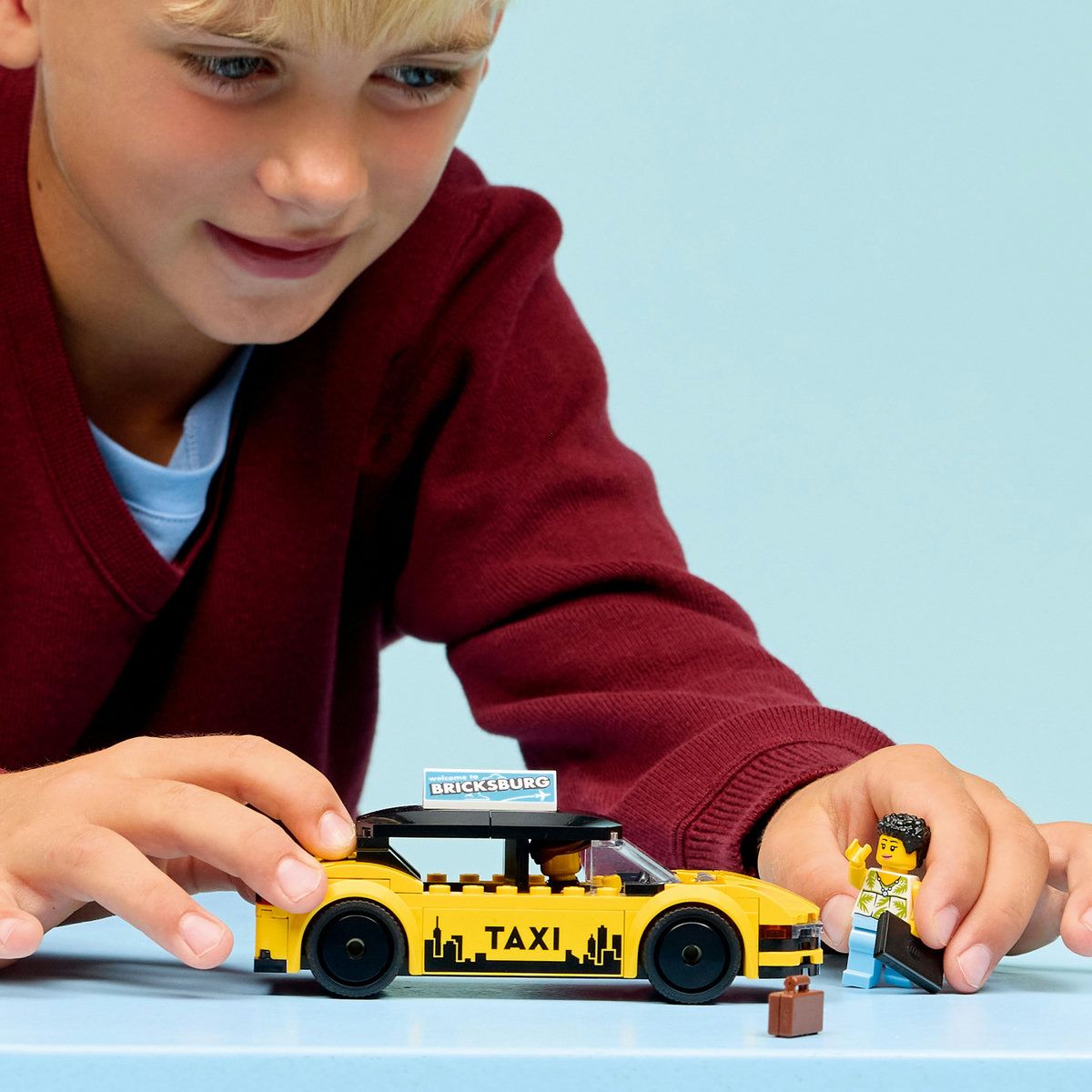 LEGO CITY TAXI GALBEN 60487