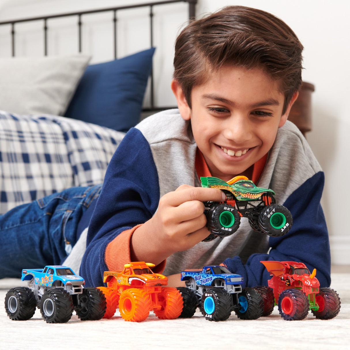 MONSTER JAM MASINUTA METALICA BIG KAHUNA SCARA 1 LA 64