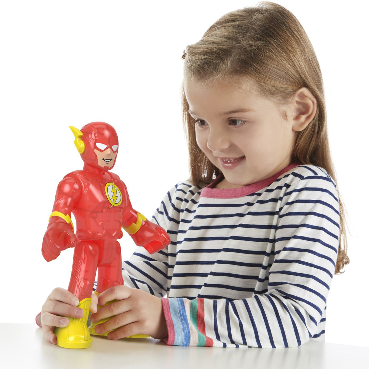 FISHER PRICE IMAGINEXT DC SUPER FRIENDS FIGURINA FLASH XL