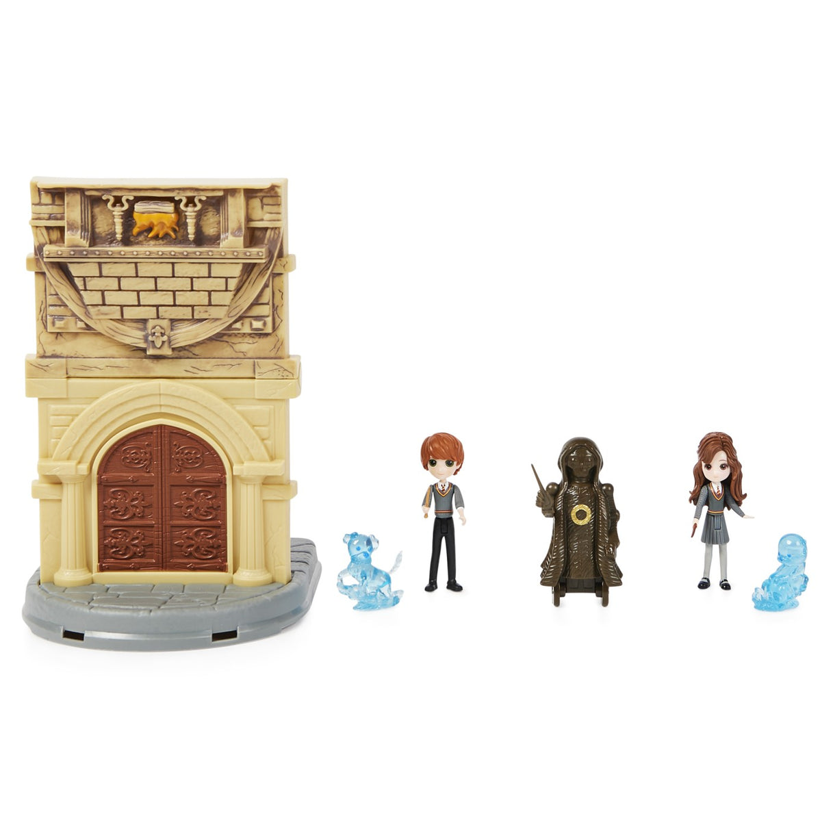HARRY POTTER WIZARDING WORLD MAGICAL MINIS SET 2 FIGURINE RON WISLEAY SI HERMIONE GRANGER