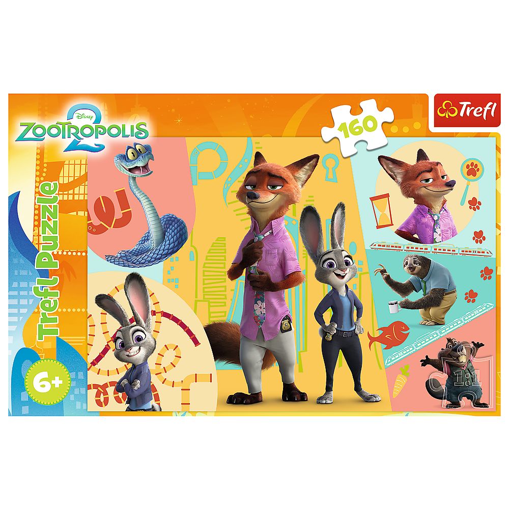 PUZZLE TREFL 160 DISNEY ZOOTROPOLIS IMPREUNA IN ZOOTOPIA