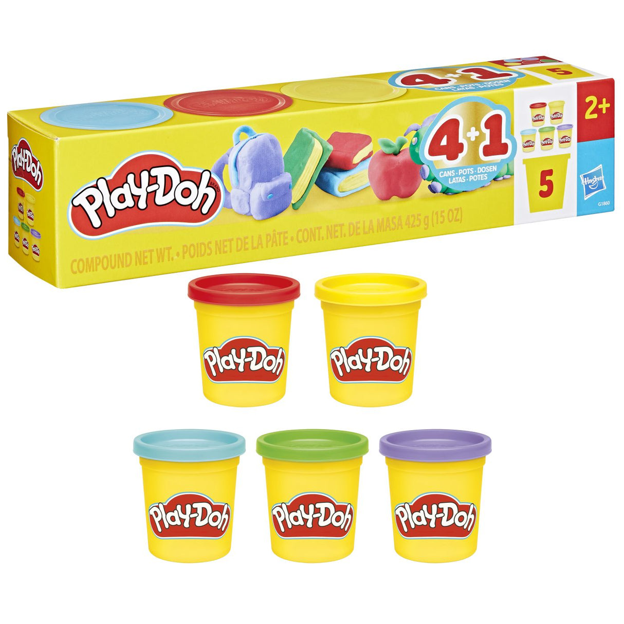 PLAY DOH SET 5 CUTII PLASTELINA