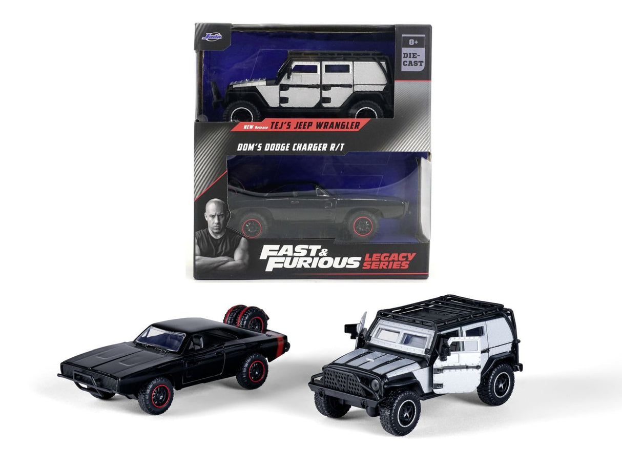 JADA FAST AND FURIOUS SERIA LEGACY SET 2 MASINI METALICE JEEP WRANGLER 1 LA 32
