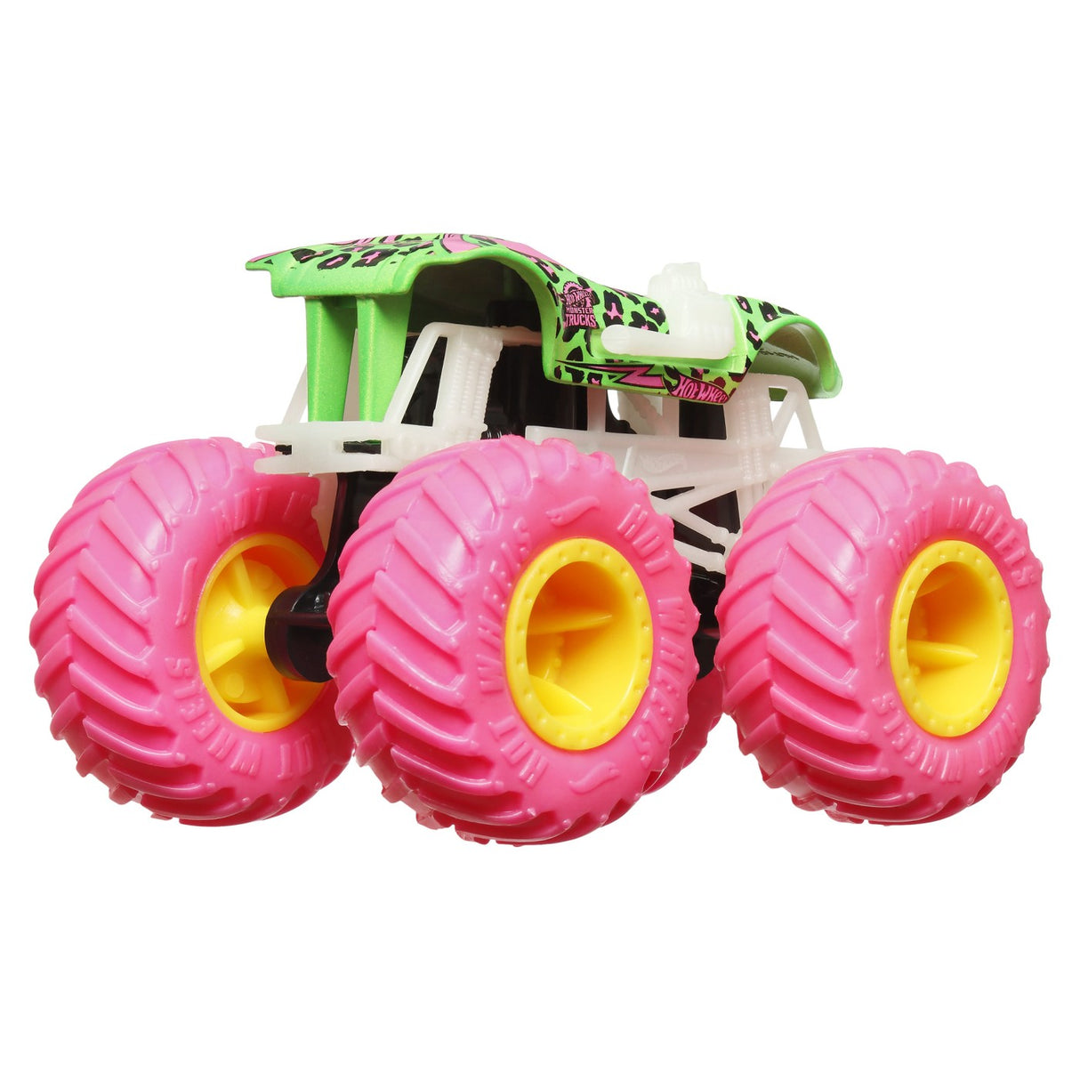 HOT WHEELS MONSTER TRUCK GLOW IN THE DARK MASINUTA TWIN MILL SCARA 1:64
