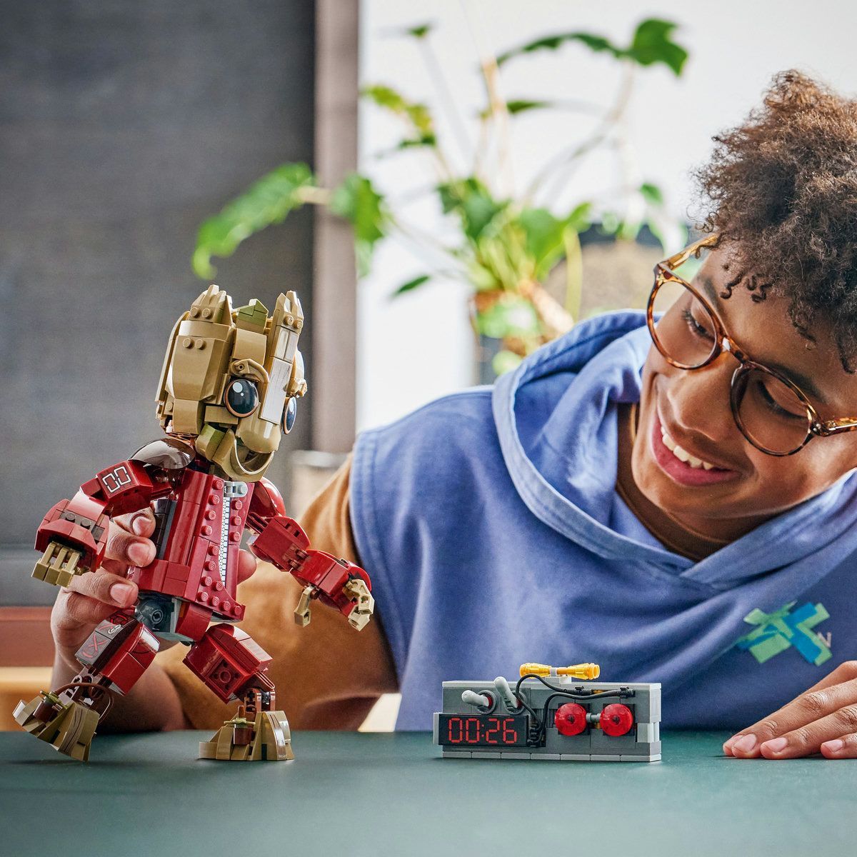 LEGO MARVEL GROOT IN UNIFORMA RAVAGER 76341