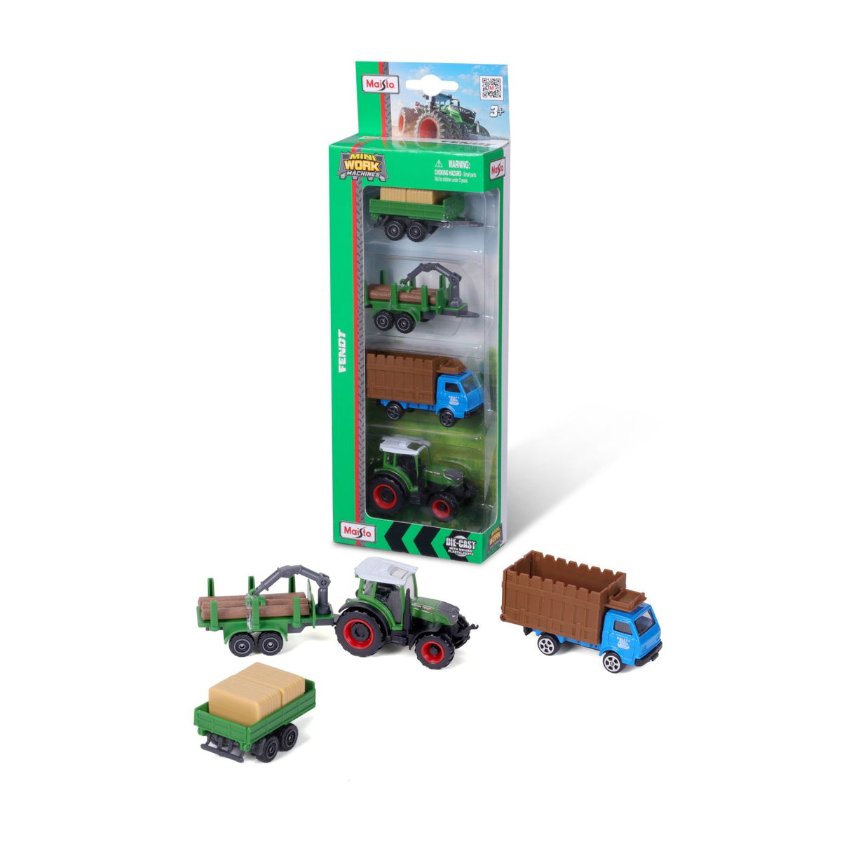 MAISTO SET 4 UTILAJE AGRICOLE FENDT