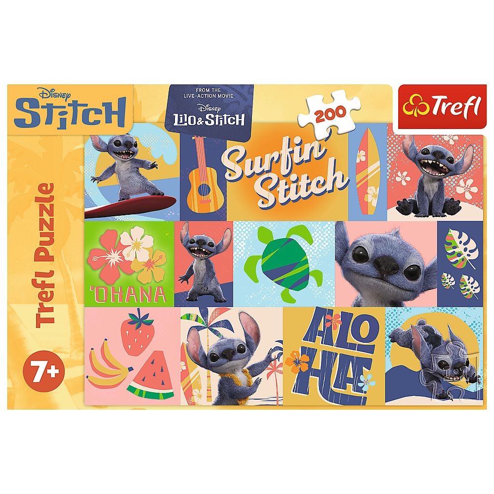 PUZZLE TREFL 200 DISNEY STITCH AVENTURI HAWAIIENE