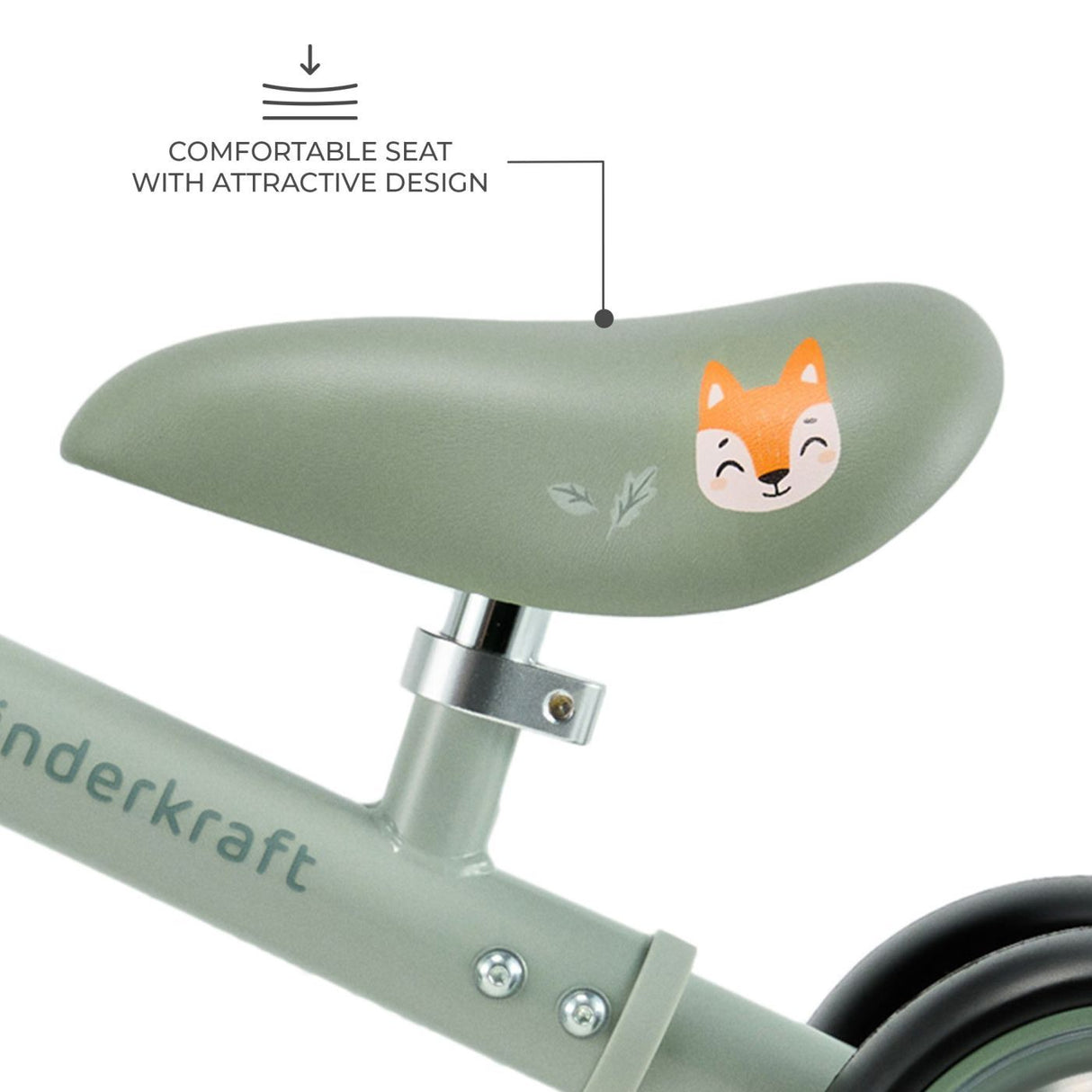 BICICLETA ECHILIBRU CUTIE FLASH, GREEN