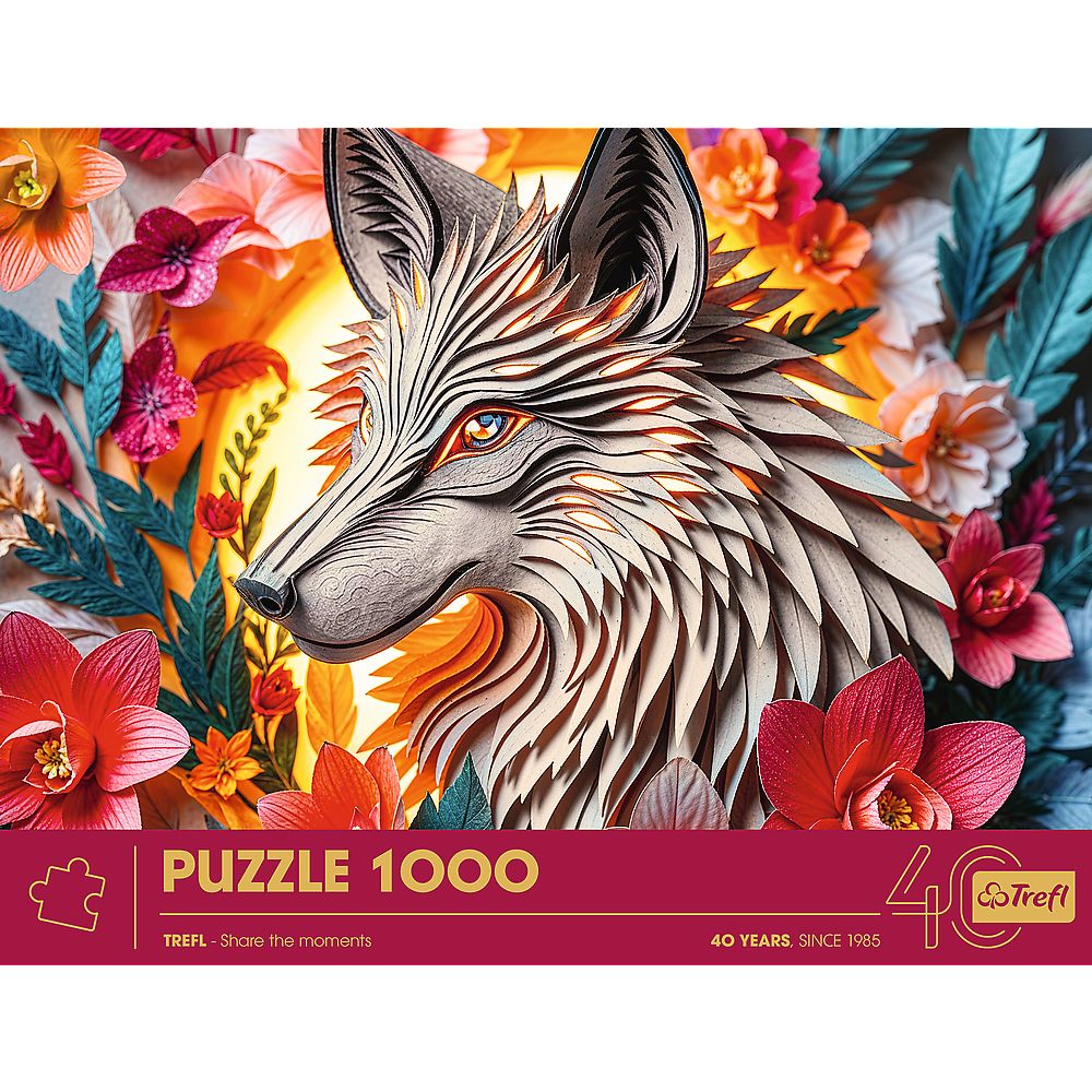 PUZZLE TREFL 1000 EDITIA ANIVERSARA 40 DE ANI 3D WILK