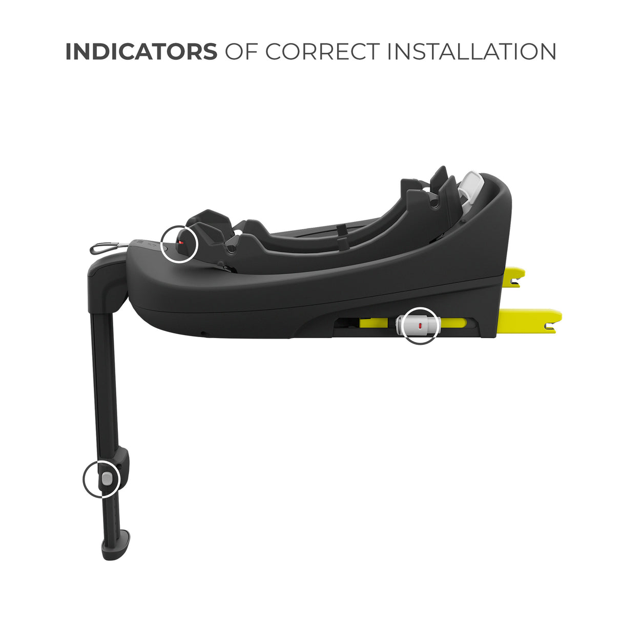BAZA ISOFIX 360 KINDERKRAFT ENDURA SAFE FX, BLACK