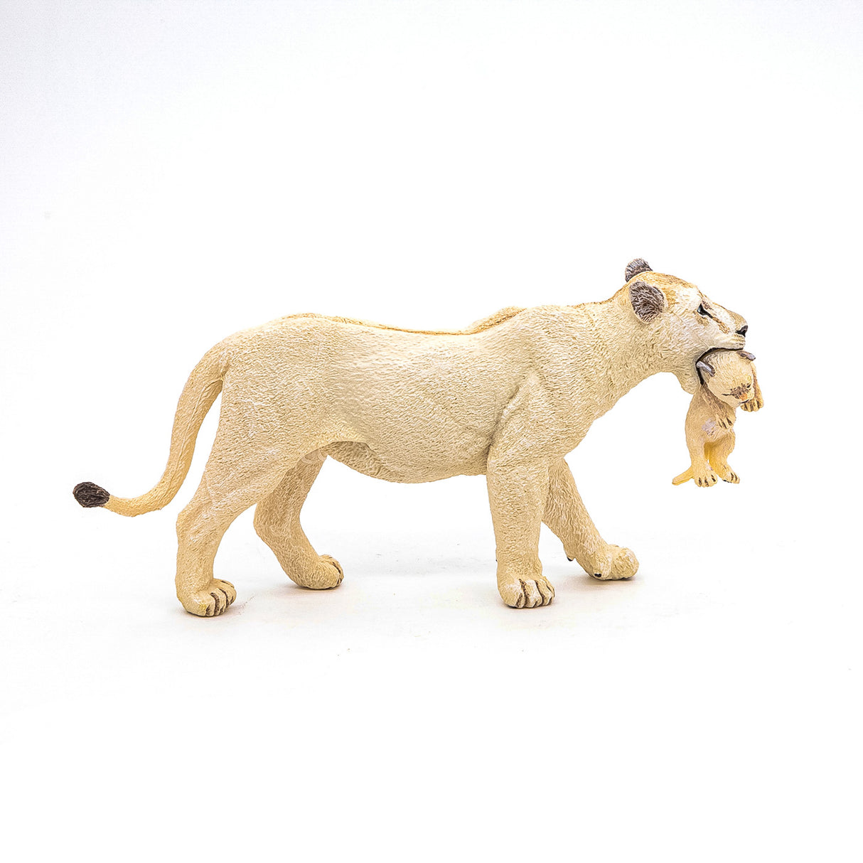 PAPO FIGURINA LEOAICA ALBA CU PUI