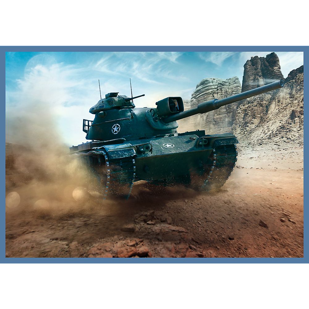 PUZZLE TREFL 4X250 WORLD OF TANKS BATALIE GROZAVA CU TANCURI