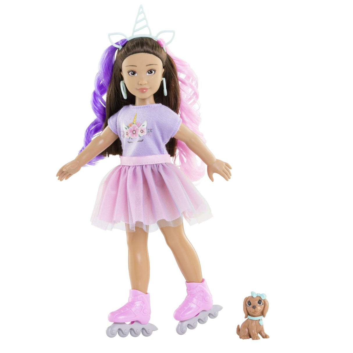 COROLLE SET UNICORN PAPUSA LUNA 28CM