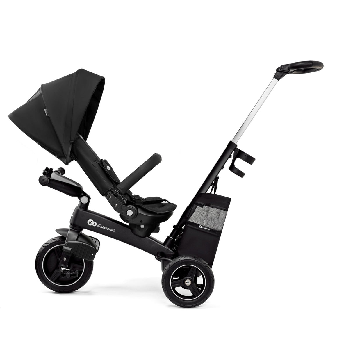 TRICICLETA KINDERKRAFT EASYTWIST, BLACK