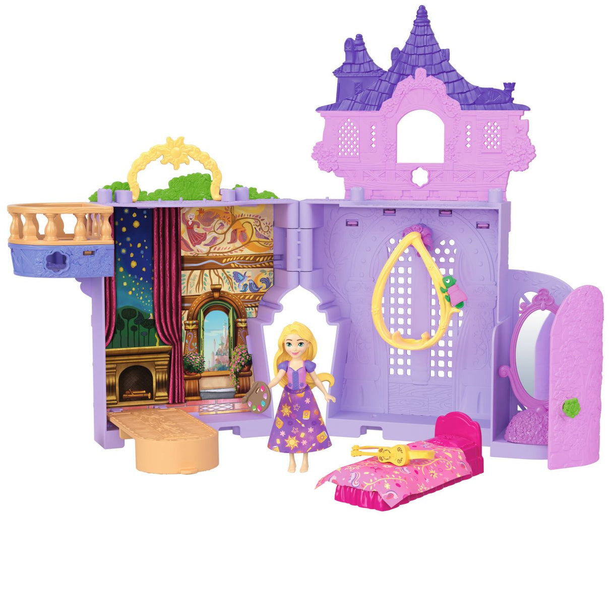 DISNEY PRINCESS SET CASTELUL LUI RAPUNZEL CU ACCESORII