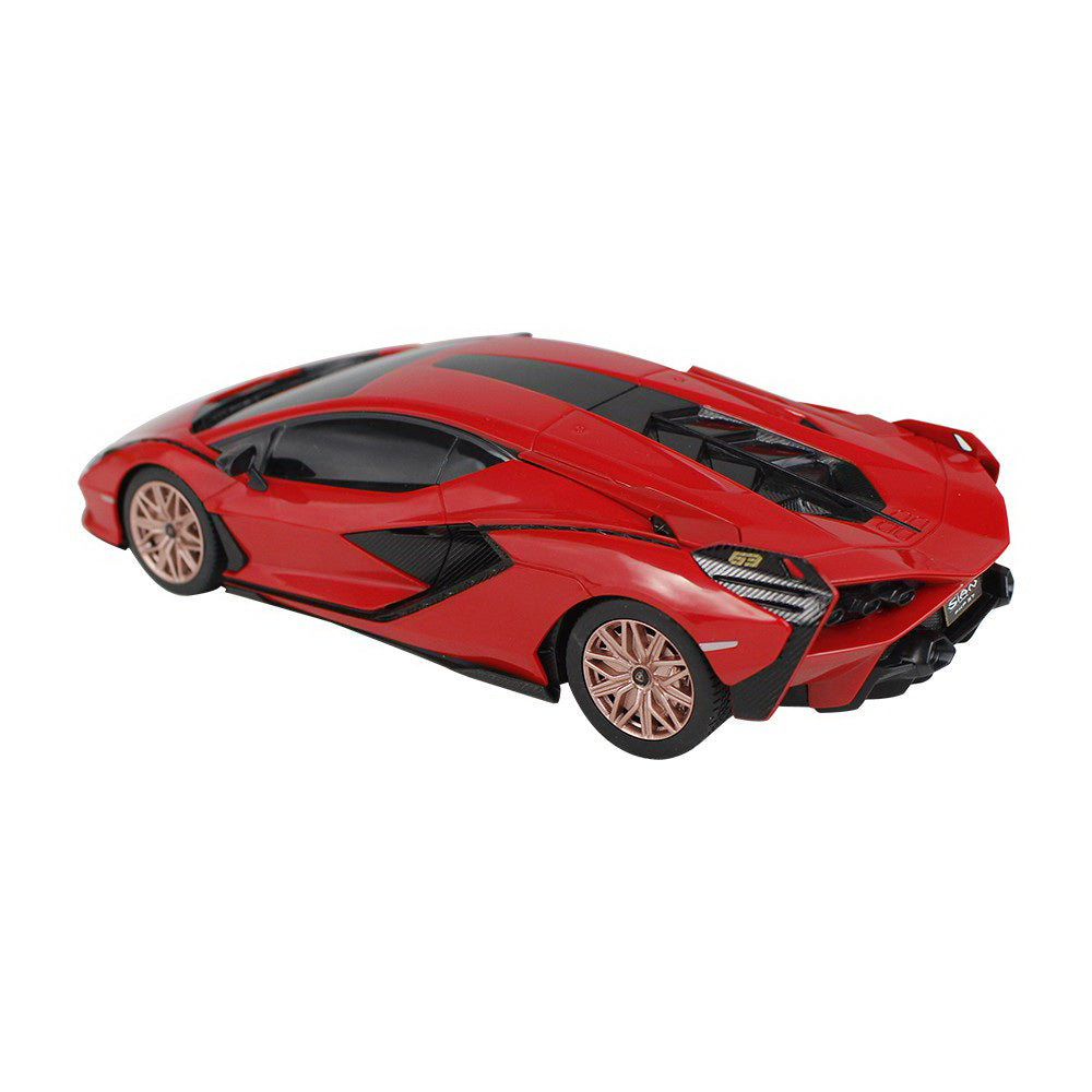 MASINA CU TELECOMANDA LAMBORGHINI SIAN ROSU CU SCARA 1 LA 24