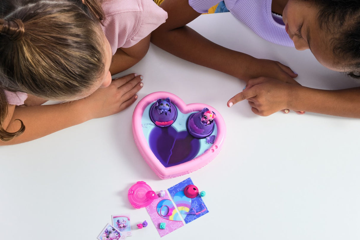 HATCHIMALS ALIVE NEON RAINBOW SET PETRECERE LA PISCINA