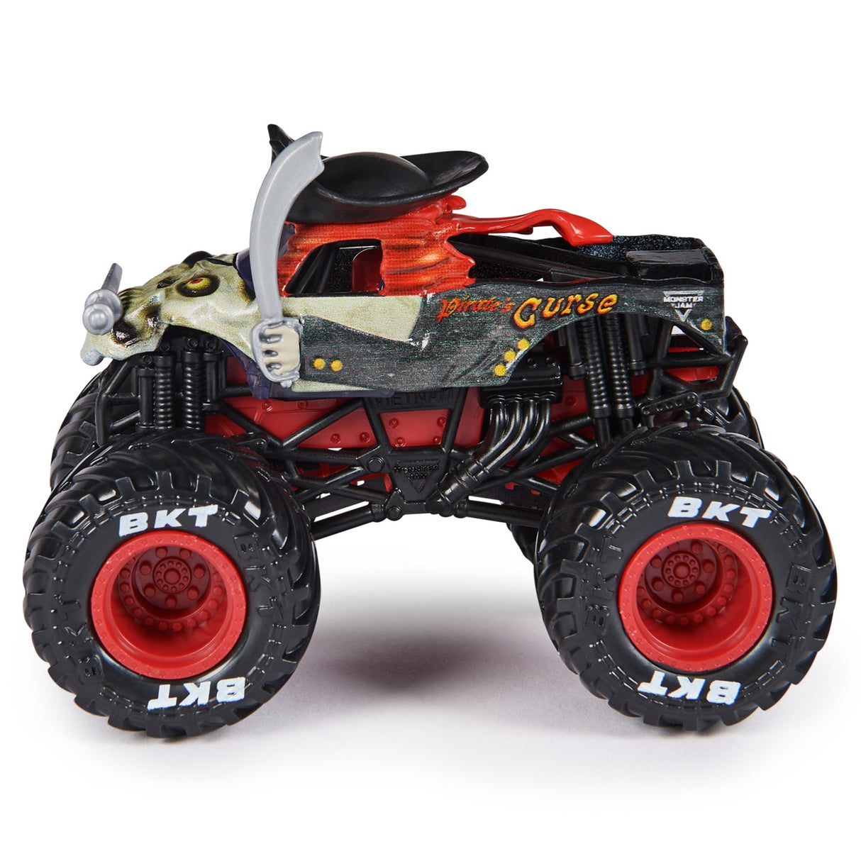 MONSTER JAM MASINUTA METALICA PIRATE'S CURSE SCARA 1 LA 64