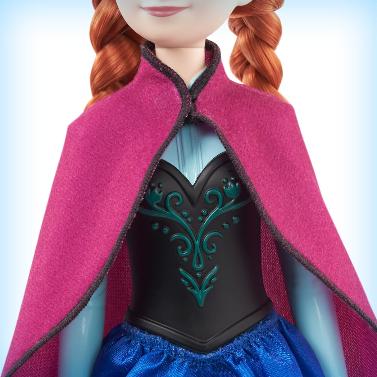 PAPUSA DISNEY FROZEN ANNA CU CODITE