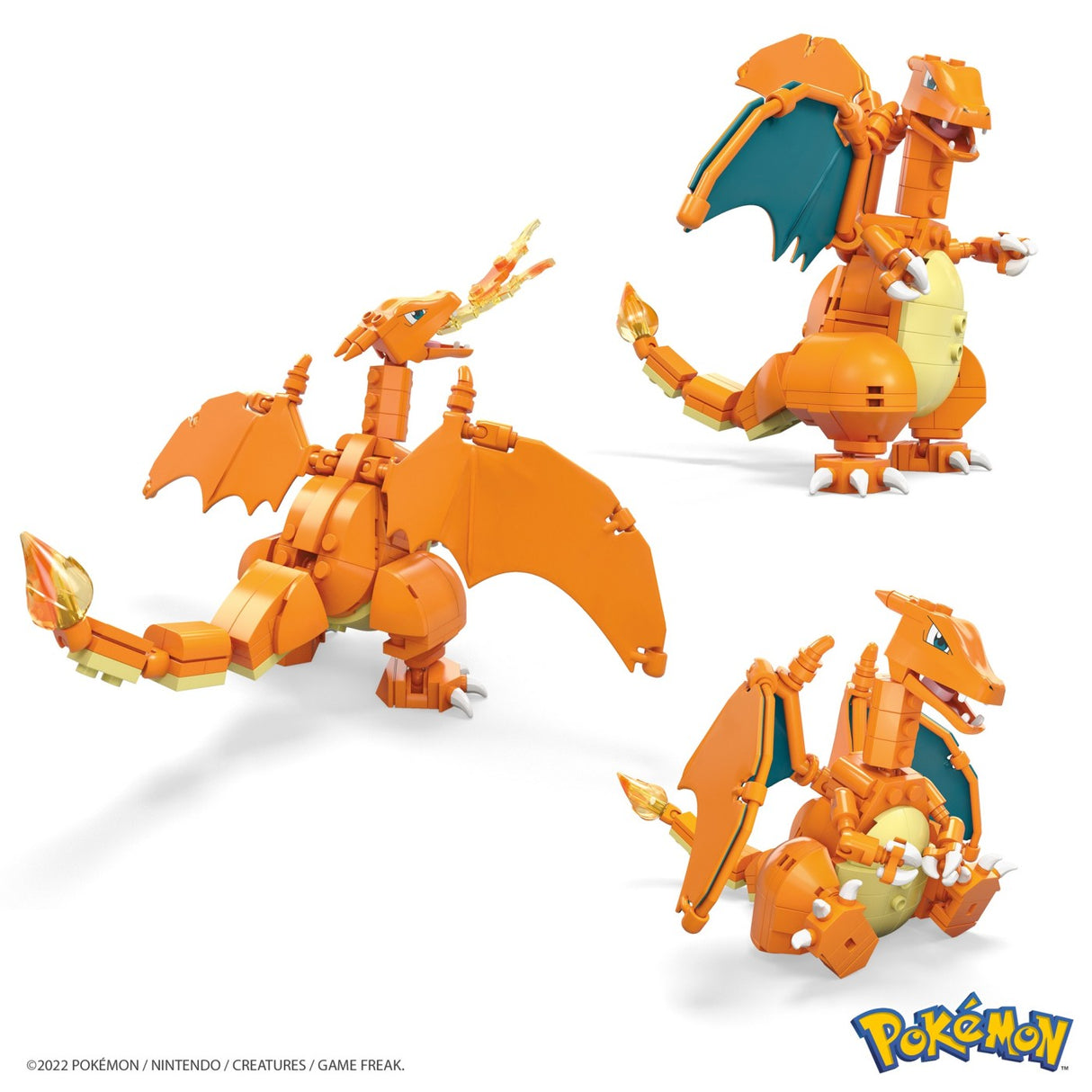 POKEMON MEGA CONSTRUX CHARIZARD DRACAUFEU GLURAK