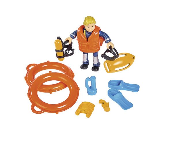 POMPIERUL SAM BARCA NEPTUN CU FIGURINA PENNY SI ACCESORII