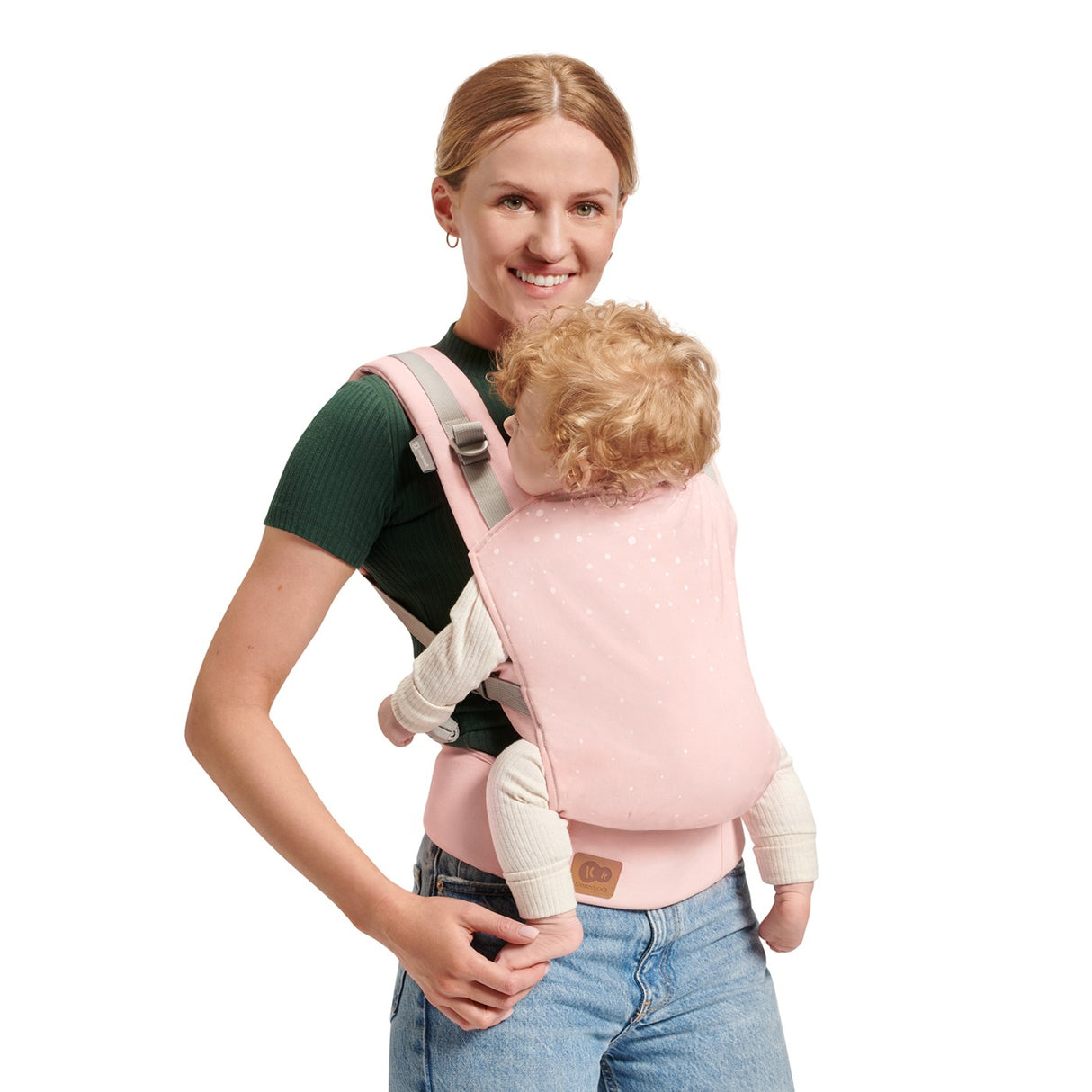 MARSUPIU ERGONOMIC KINDERKRAFT NINO, PANA LA 20 KG, CONFETTI PINK