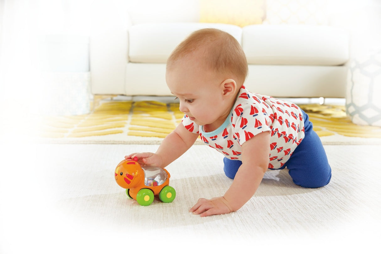 FISHER PRICE JUCARIE APASA SI MERGI TIGRU