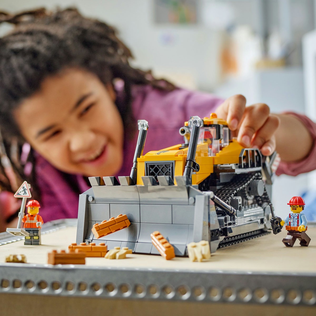 LEGO CITY BULDOZER GALBEN 60466