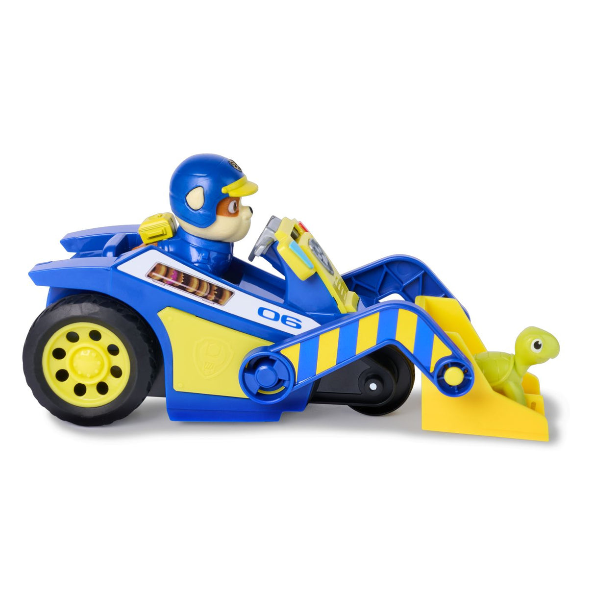 PATRULA CATELUSILOR CAUTARE SI SALVARE SET FIGURINA RUBBLE SI VEHICUL BULDOZER