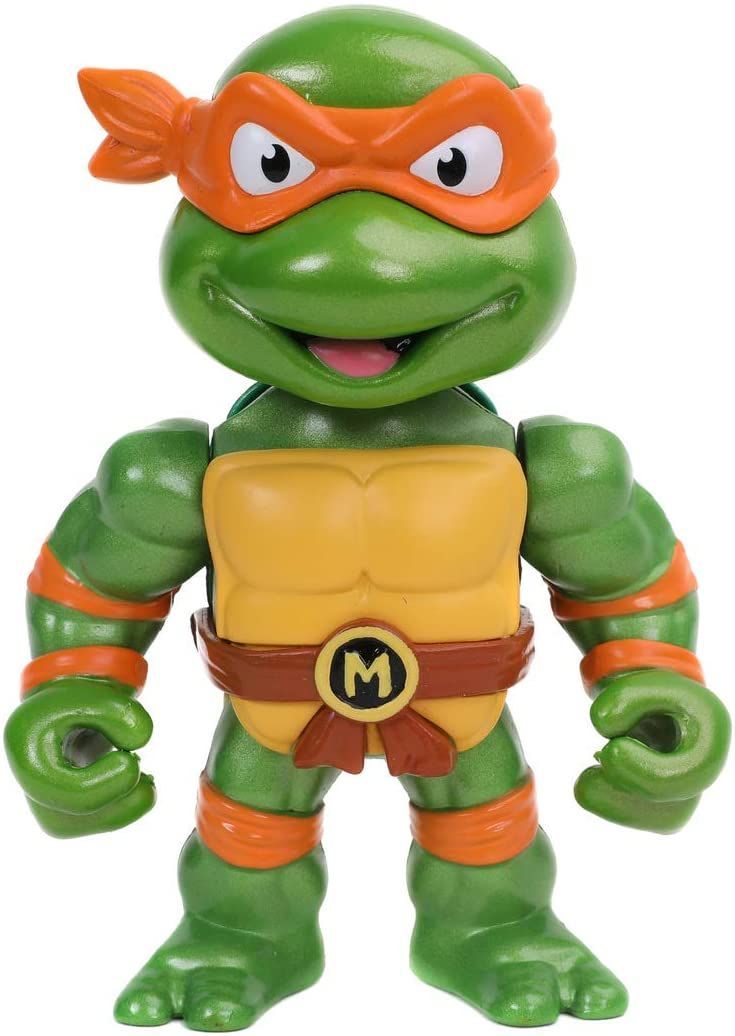 FIGURINA METALICA TESTOASELE NINJA PERSONAJUL MICHELANGELO