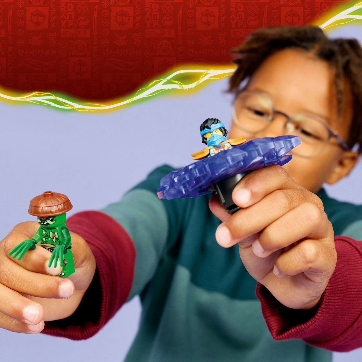 LEGO NINJAGO NYA VS SPINNERUL MONSTRU CU MUTATII 71849