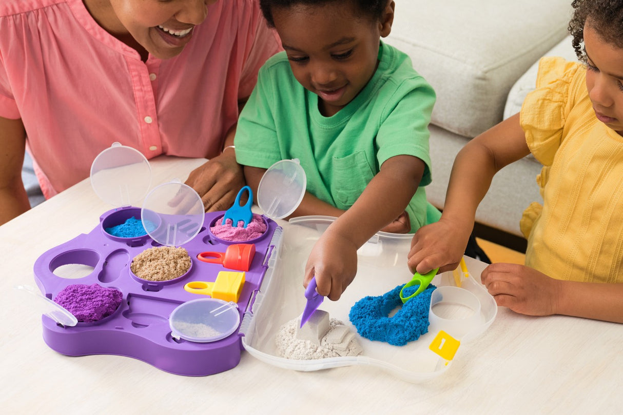 KINETIC SAND SET GEANTA PENTRU PLAJA VARIETY CASE