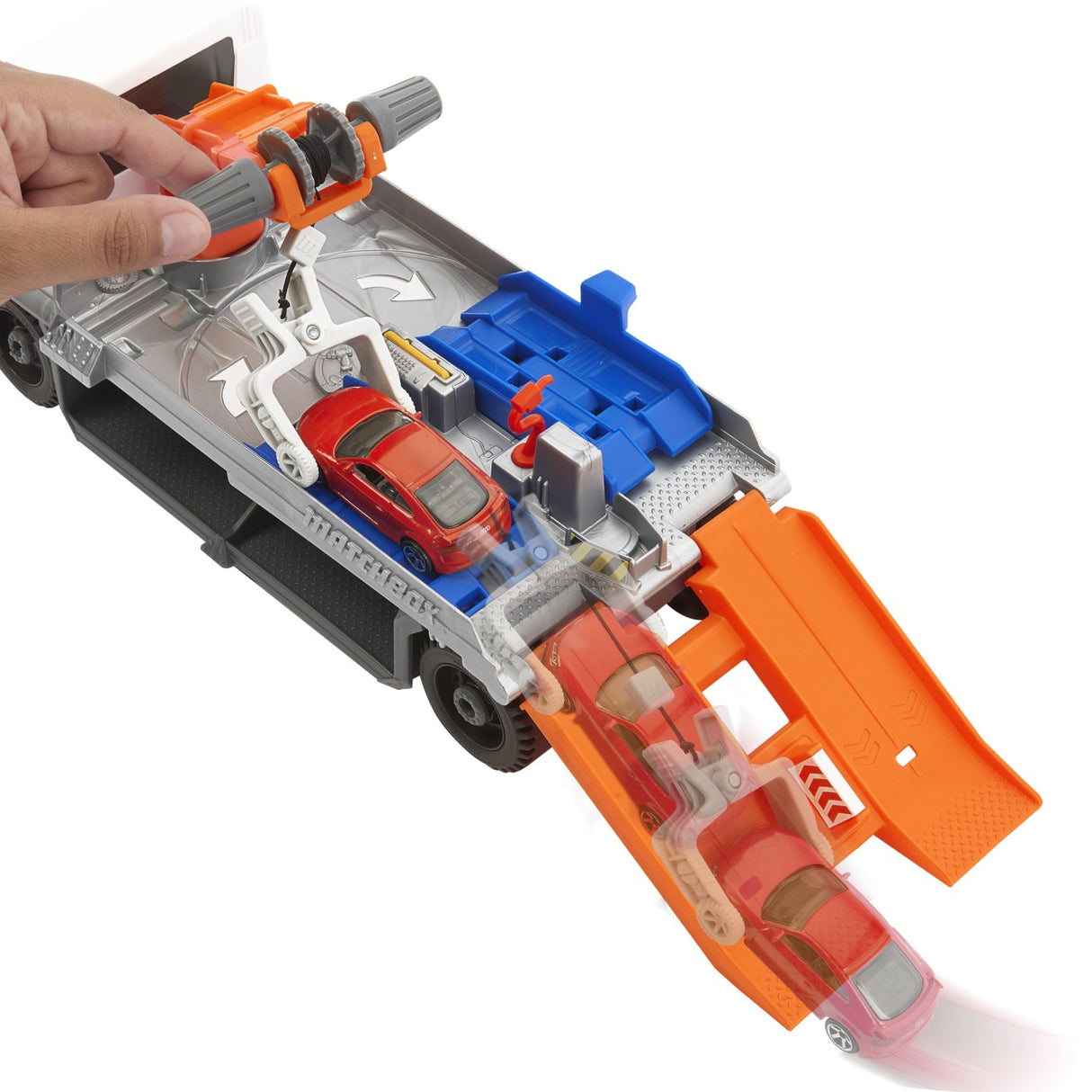 MATCHBOX ACTION DRIVERS CAMION DE REPARATII SI REMORCARE