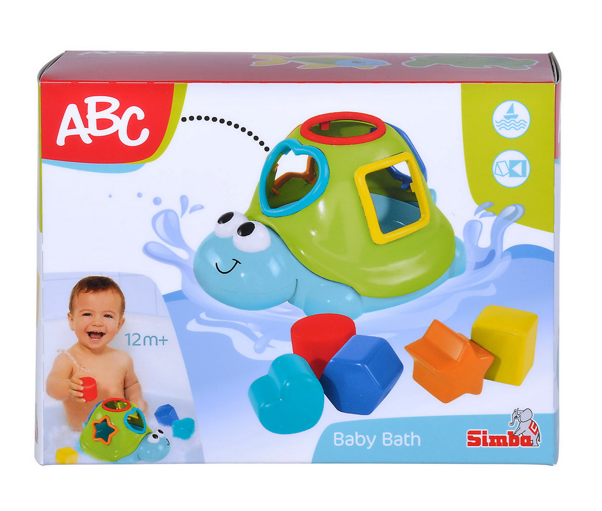 JUCARIE BEBE BROSCUTA PLUTITOARE CU FORME SI CUBURI