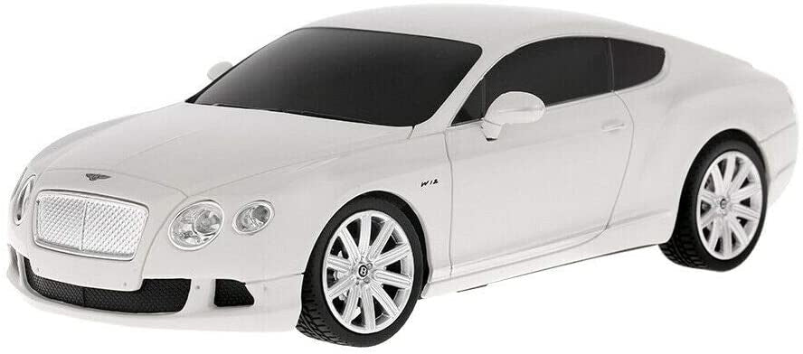 MASINA CU TELECOMANDA BENTLEY CONTINENTAL GT ALB CU SCARA 1 LA 24