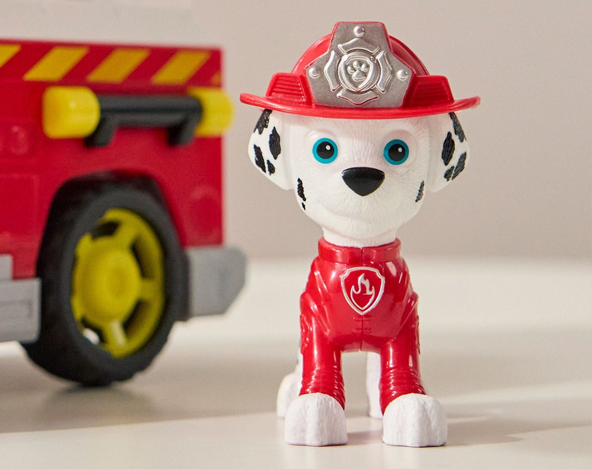 PATRULA CATELUSILOR VEHICUL DE SALVARE MASINA DE POMPIERI SI FIGURINA MARSHALL