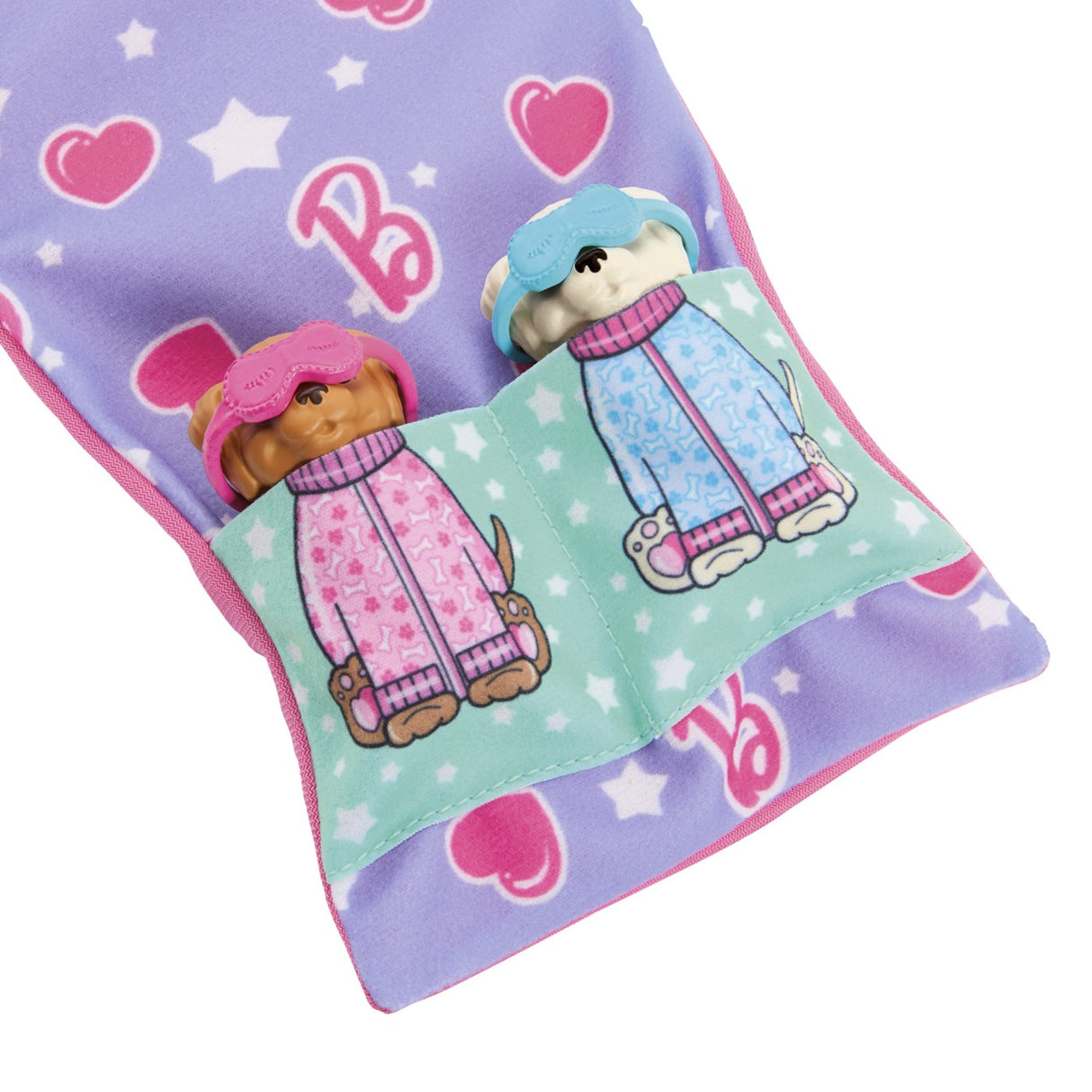 BARBIE PAPUSA BARBIE FAMILY SET PETRECERE CU 2 CATELUSI COLOR CHANGE