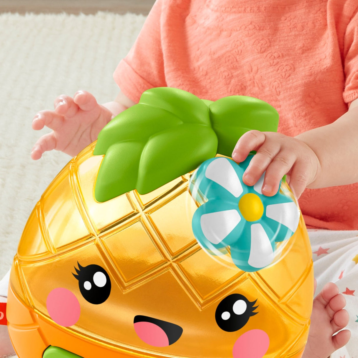 FISHER PRICE ANANAS CU SUNETE SI LUMINI