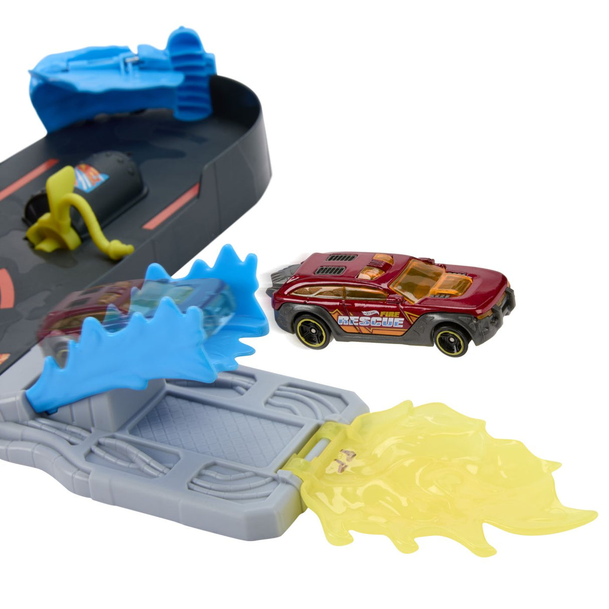 HOT WHEELS CITY SET DE JOACA SUPER STATIE DE POMPIERI CU MASINUTA INCLUSA