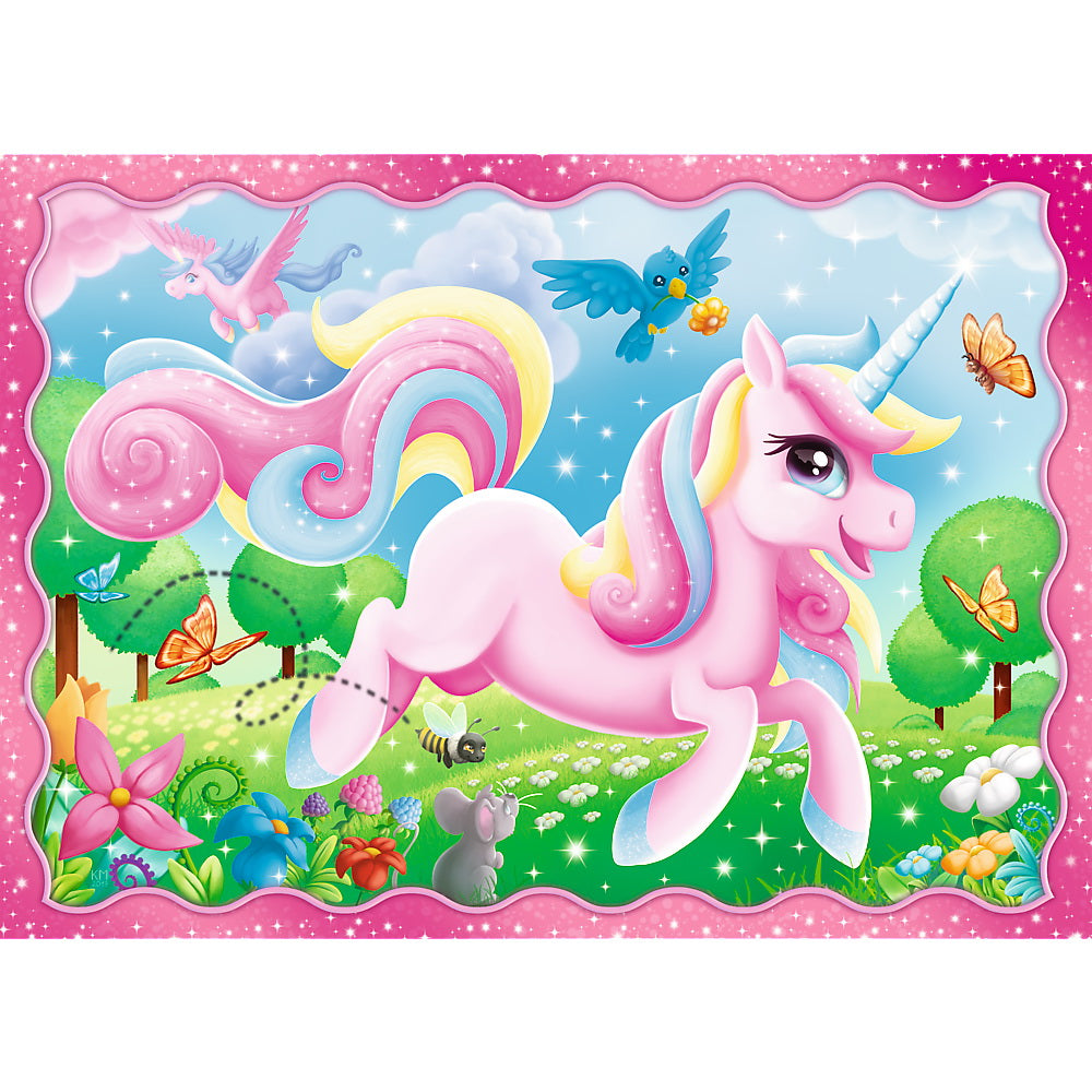 PUZZLE TREFL 4IN1 PATRULA UNICORNI SI MAGIE
