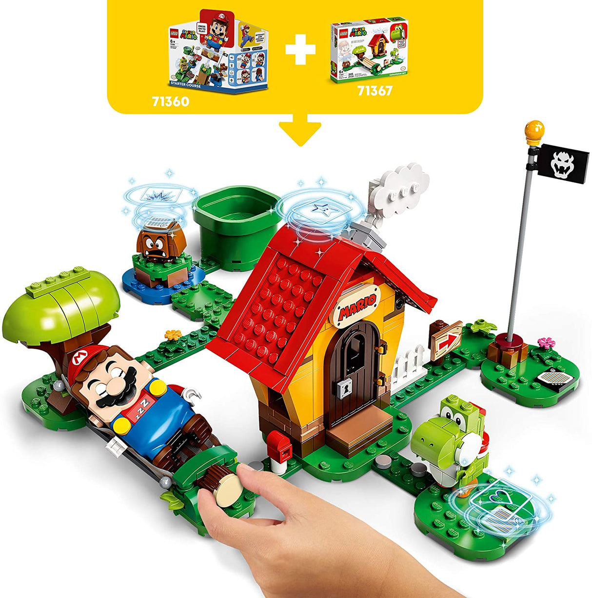 LEGO SUPER MARIO SET DE EXTINDERE CASA LUI MARIO SI YOSHI 71367