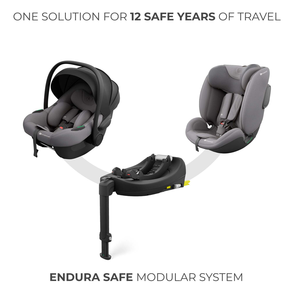 BAZA ISOFIX 360 KINDERKRAFT ENDURA SAFE FX, BLACK