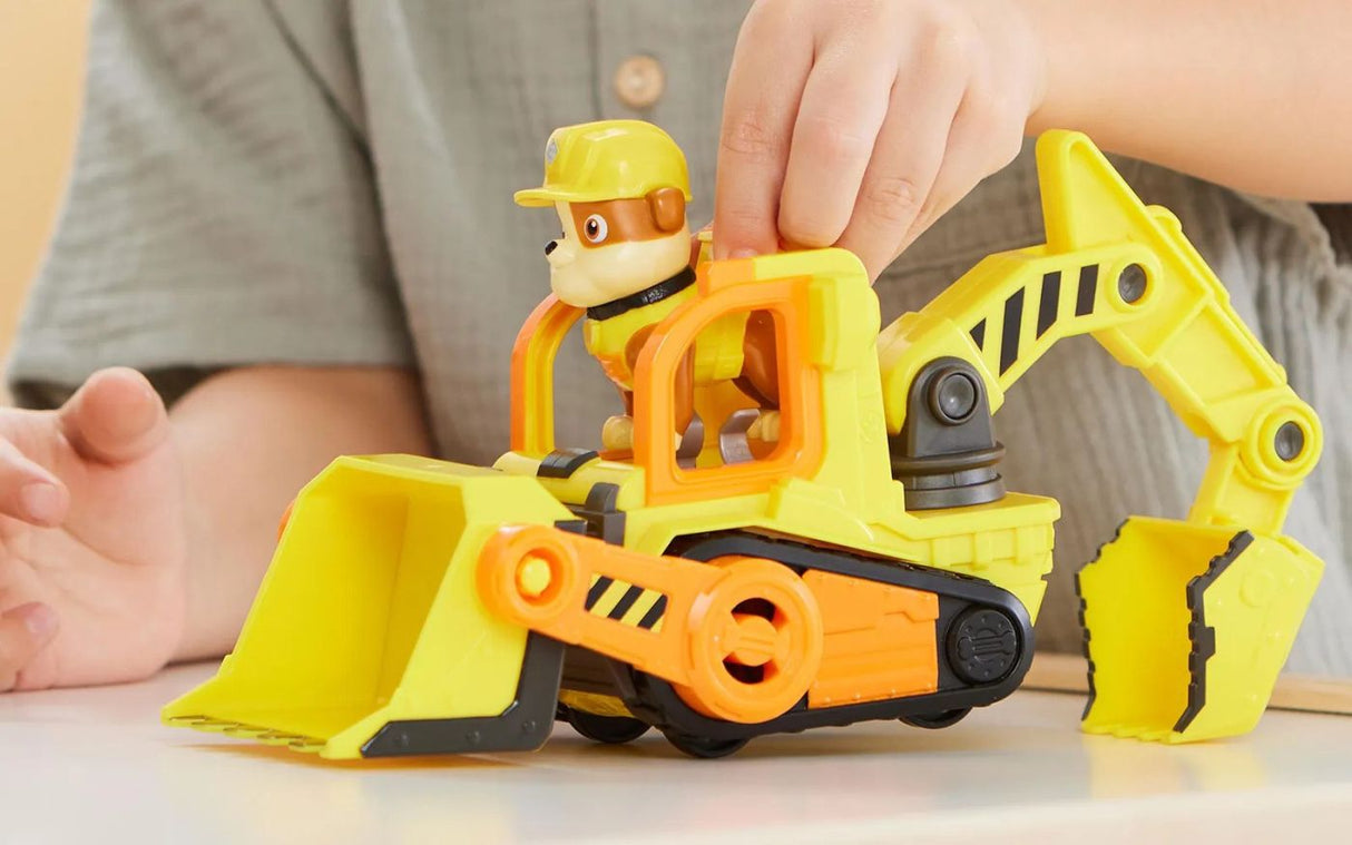 PATRULA CATELUSILOR RUBBLE SI ECHIPA VEHICULE DE BAZA BULDOZER