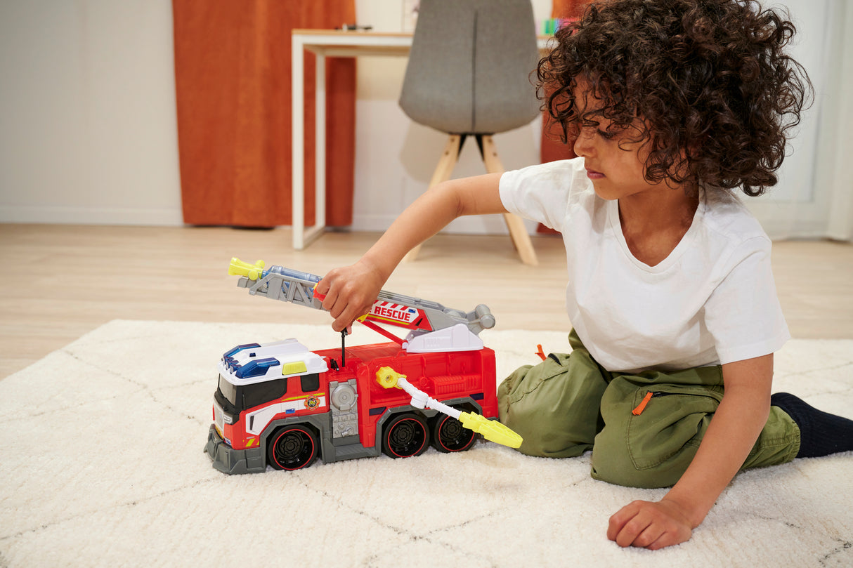 DICKIE TOYS MASINA DE POMPIERI CU LUMINI SI SUNETE 37.5CM