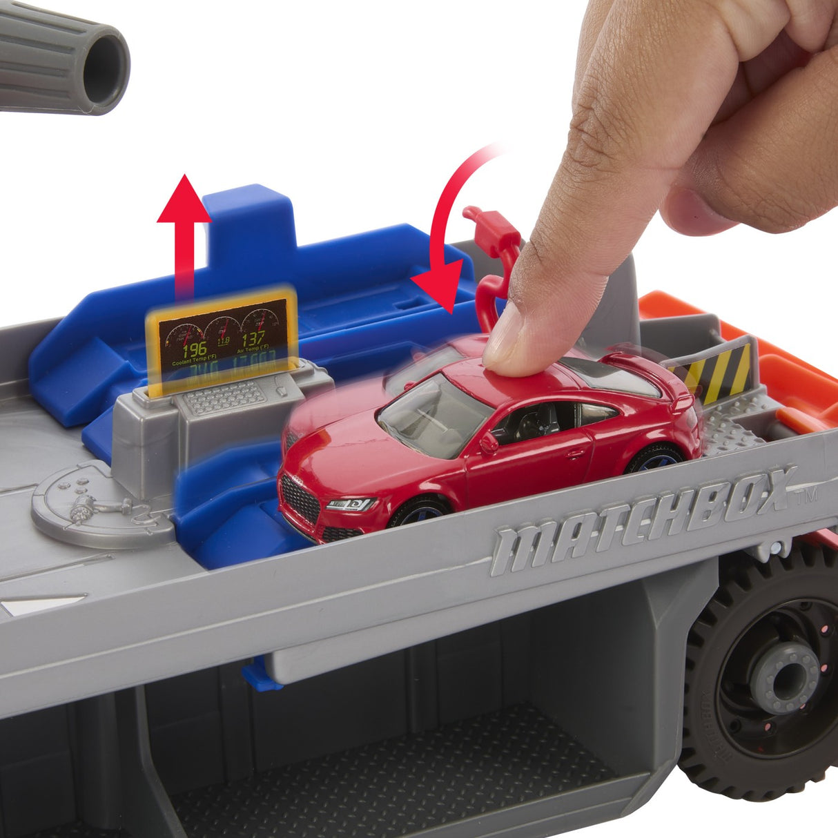 MATCHBOX ACTION DRIVERS CAMION DE REPARATII SI REMORCARE
