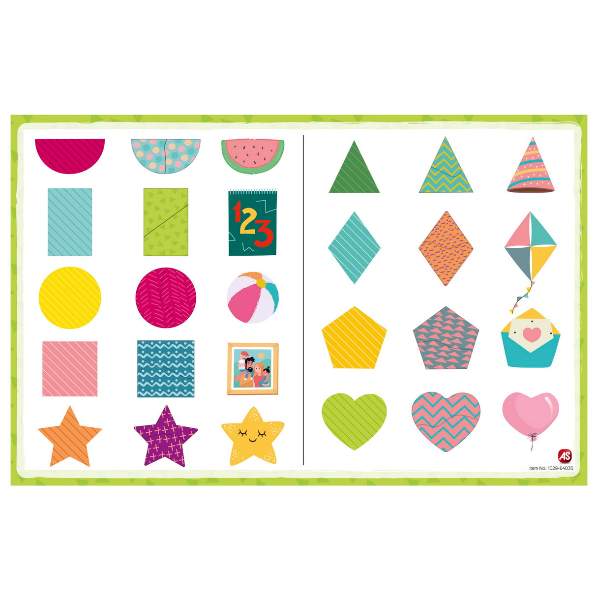 CUTIE MAGNETICA FORME GEOMETRICE CU 36 DE PIESE