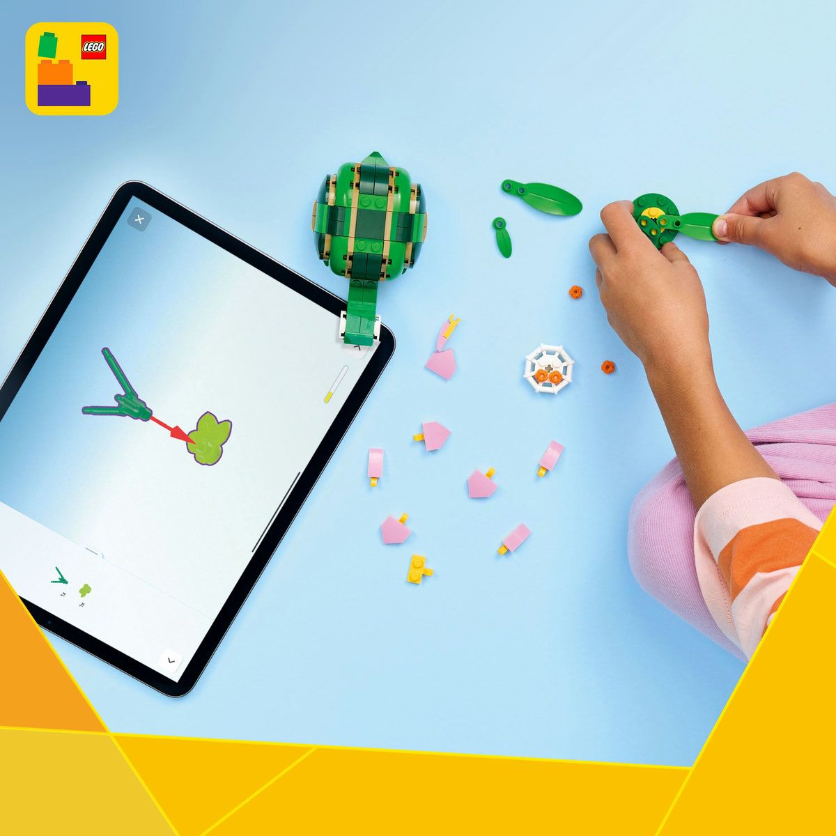 LEGO CREATOR BROASCA TESTOASA CU O FLOARE DE NUFAR 31377