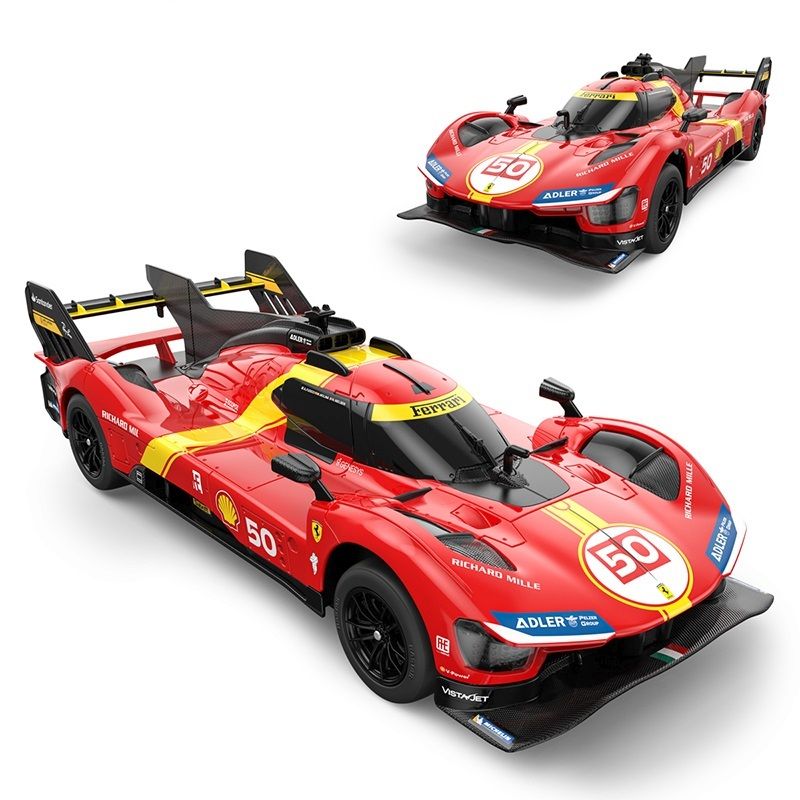 MASINA CU TELECOMANDA FERRARI 499P ROSU SCARA 1 LA 24