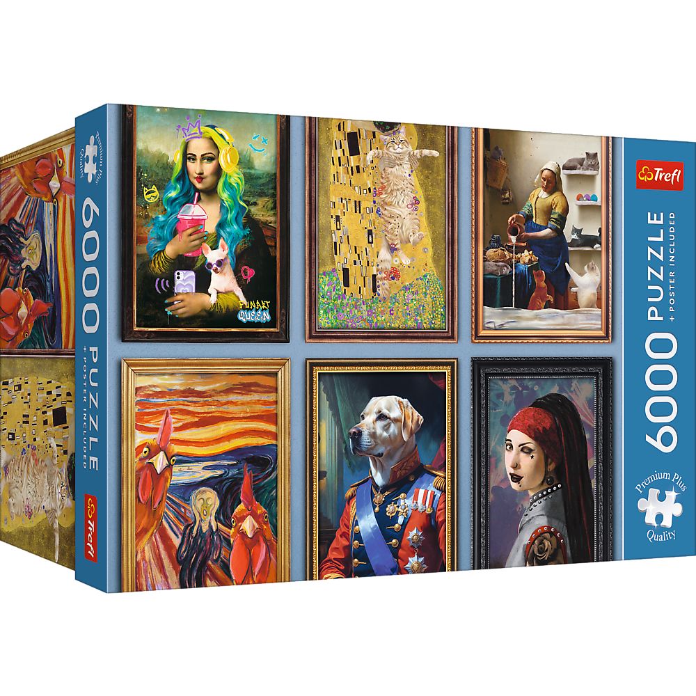 PUZZLE TREFL 6000 PREMIUM PLUS COLECTIE DE ARTA DISTRACTIVA CU POSTER INCLUS