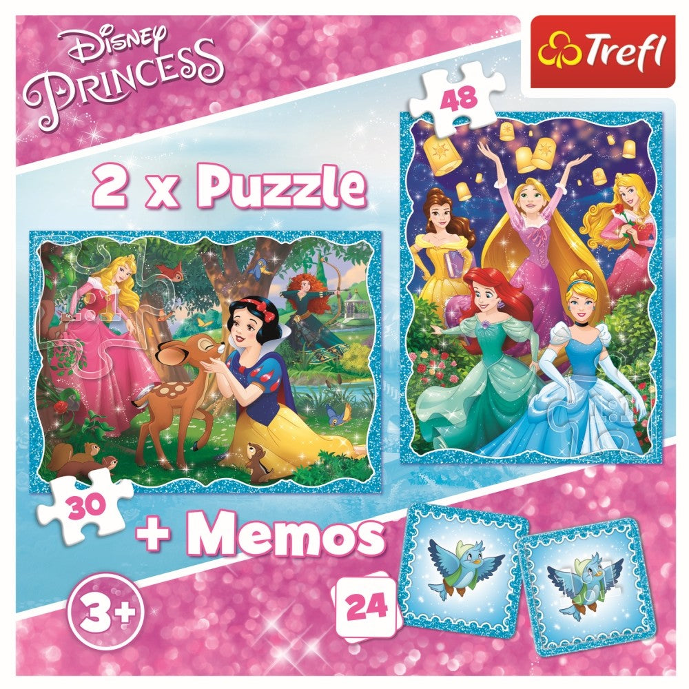 PUZZLE TREFL 2IN1 MEMO MINUNATA LUME A PRINTESELOR